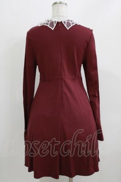 画像3: KILL STAR / Charmed School Dress M CRIMSON red H-26-03-22-025-SL-OP-KB-ZH