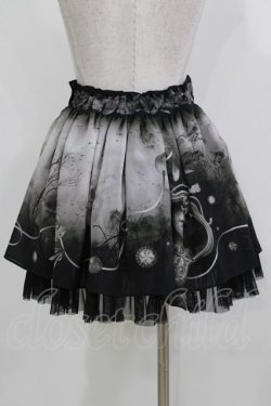 画像3: abilletage / ヴィランズ柄シフォンスカート(ミニ) ミニ丈  H-26-03-22-030-GO-SK-KB-ZH