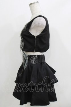 画像2: dependoll / Heart spider setup (skirt)  ブラック H-26-03-22-031-LO-OP-KB-ZH