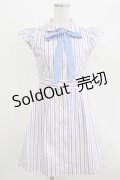 MILK / Maryワンピース  ブルーストライプ H-26-03-22-032-ML-OP-KB-ZH
