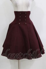 EXCENTRIQUE / Concertoコルセットスカート S/M ボルドー H-26-03-22-004-EL-SK-KB-ZH