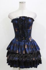 ATELIER PIERROT / "Diamond Circus"ミニコルセットワンピース  紺 H-26-03-22-035-EL-OP-KB-ZH