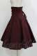 画像2: EXCENTRIQUE / Concertoコルセットスカート S/M ボルドー H-26-03-22-004-EL-SK-KB-ZH (2)