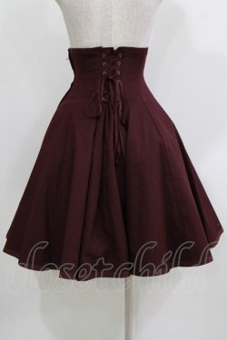 画像3: EXCENTRIQUE / Concertoコルセットスカート S/M ボルドー H-26-03-22-004-EL-SK-KB-ZH