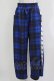 画像1: LISTEN FLAVOR / イナズマずっきゅん チェックジャージパンツ  ブルーチェック H-26-03-22-038-PU-PA-KB-ZH (1)