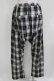 画像3: ALGONQUINS / チェックサルエルパンツ  オフ×ブラック H-26-03-22-040-AL-PA-KB-ZH (3)