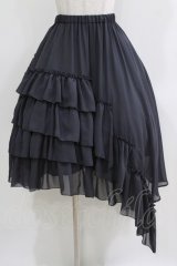 Sheglit / アシンメトリーフリルスカート M グレー H-26-03-22-005-EL-PA-KB-ZH