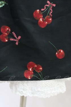 画像3: Ank Rouge / ハートロゴチェリーワンピース M ブラック H-26-03-22-1030-CA-OP-NS-ZH