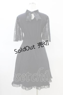 画像2: ALICE and the PIRATES / レース切替カットワンピース Free ブラック H-26-03-22-1032-PA-OP-NS-ZH