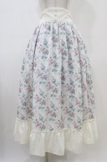 画像1: Kurumi Collaboration / KRハナガラHWフレアSK M 白 H-26-03-22-1035-GO-SK-NS-ZH (1)
