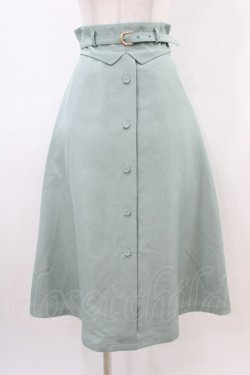 画像1: an another angelus / ベルト付きスカート Free ミント H-26-03-22-1037-CA-SK-NS-ZH