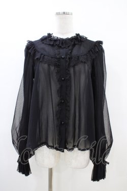 画像1: Angelic Pretty / Sweet Honeyブラウス Free ブラック H-26-03-22-1043-AP-BL-NS-ZH