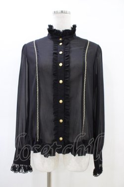 画像1: Angelic Pretty / Holiday Collectionブラウス Free ブラック H-26-03-22-1045-AP-BL-NS-ZH