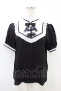 Amavel /  好パンダチャイナブラウス Free ブラック H-26-03-22-1046-CA-BL-NS-ZH