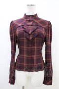 Victorian maiden / プレッピーチェックブラウス Free ボルドー H-26-03-22-1049-CL-BL-NS-ZH