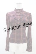 Victorian maiden / プレッピーチェックブラウス Free ボルドー H-26-03-22-1049-CL-BL-NS-ZH