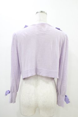 画像2: Maria pipi / Pearls & Ribbonsカーディガン Free ラベンダー H-26-03-22-1053-EL-TO-NS-ZH