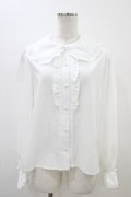 m petit by misako / AM マルエリフリルブラウス M ホワイト H-26-03-22-1055-LO-BL-NS-ZH