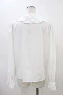 画像2: m petit by misako / AM マルエリフリルブラウス M ホワイト H-26-03-22-1055-LO-BL-NS-ZH