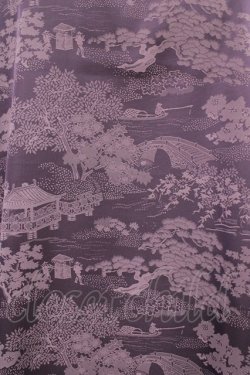 画像3: AXES-X / 江戸風ジャガード半袖シャツ M パープル H-26-03-22-1060-LO-BL-NS-ZH