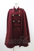 axes femme / ナポレオンマント風コート M ワイン H-26-03-22-1062-AX-CO-NS-ZH