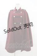 axes femme / ナポレオンマント風コート M ワイン H-26-03-22-1062-AX-CO-NS-ZH