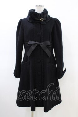 画像1: ALICE and the PIRATES / メルティーファーコート Free ブラック H-26-03-22-1009-PA-CO-NS-ZH