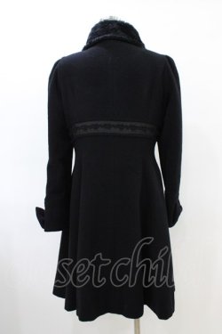 画像2: ALICE and the PIRATES / メルティーファーコート Free ブラック H-26-03-22-1009-PA-CO-NS-ZH