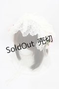 BABY,THE STARS SHINE BRIGHT / 恋するレースのボンネットヘッドドレス  生成り H-26-03-22-1002-BA-AC-NS-ZH
