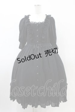 画像1: Victorian maiden / Coppelia Doll Frillドレス Free ブラック H-26-03-22-1011-CL-OP-NS-ZH