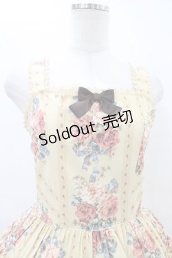 画像4: Innocent World / オールドイングリッシュローズジャンパースカート M ミルクティー H-26-03-22-1014-IW-OP-NS-ZH