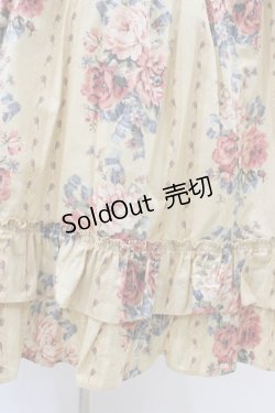 画像5: Innocent World / オールドイングリッシュローズジャンパースカート M ミルクティー H-26-03-22-1014-IW-OP-NS-ZH