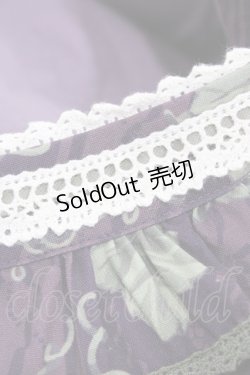 画像4: 仲夏物語（海外ロリータブランド） / ロワールの葡萄園立ち衿ワンピース L パープル H-26-03-22-1016-EL-OP-NS-ZH