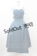 an another angelus / バックカッティングキャミワンピース Free BLUE GREEN H-26-03-22-1020-CA-OP-NS-ZH