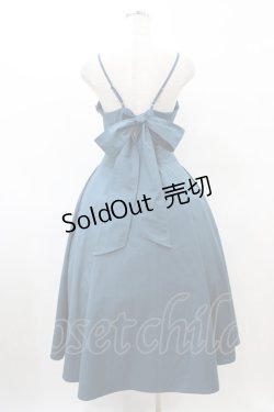 画像2: an another angelus / バックカッティングキャミワンピース Free BLUE GREEN H-26-03-22-1020-CA-OP-NS-ZH