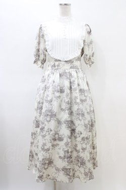 画像1: m petit by misako / AM*トワルドジュイワンピース S オフ H-26-03-22-1023-LO-OP-NS-ZH