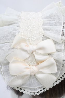 画像3: Miss Point（海外ロリータブランド） / Rosa Osmanthus ヘッドドレス  生成り H-26-03-22-1003-EL-AC-NS-ZH