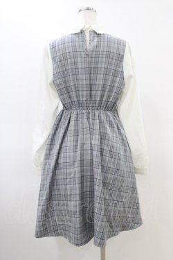 画像2: Amavel / チェック切替ワンピース Free グレー H-26-03-22-1026-CA-OP-NS-ZH