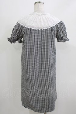 画像3: MILK / シャングリ・ラドレス  ブラックギンガム H-26-03-22-049-ML-OP-KB-ZH