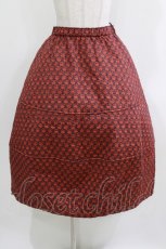 画像1: Jane Marple Dans Le Salon / Tudor tulip matelasse skirt  ネイビー H-26-03-22-006-JM-SK-KB-ZH (1)