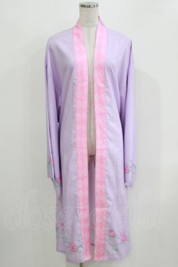 画像1: LISTEN FLAVOR / ゴシックローズキモノガウン  ラベンダー H-26-03-22-050-PU-TO-KB-ZH