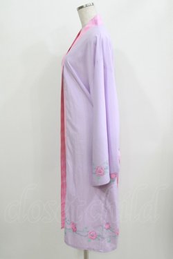 画像2: LISTEN FLAVOR / ゴシックローズキモノガウン  ラベンダー H-26-03-22-050-PU-TO-KB-ZH