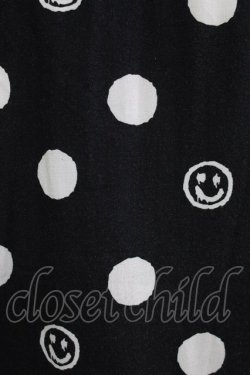 画像4: WORLD WIDE LOVE！(Rydia) / デッドスマイルドットロングシャツ  黒 H-26-03-22-051-PU-BL-KB-ZH