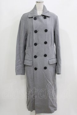 画像1: HYSTERIC GLAMOUR / ウールロングコート M グレー H-26-03-22-054-PU-CO-AK-ZH