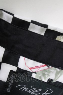 画像4: MILKBOY /OCK BUNNY SHIRTS  白×黒 H-26-03-22-055-MB-BL-AK-ZH