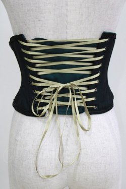 画像3: abilletage / 迷彩柄切替ミニコルセット　 3 黒 H-26-03-22-057-GO-ZA-KB-ZH