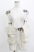 Candy Stripper / W POCKET BELTED VEST  ベージュ H-26-03-22-058-PU-TO-KB-ZH