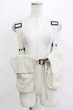 画像1: Candy Stripper / W POCKET BELTED VEST  ベージュ H-26-03-22-058-PU-TO-KB-ZH