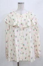 画像1: Candy Stripper / CHULIP VOLUME COLLARブラウス F アイボリー H-26-03-22-061-PU-BL-KB-ZH (1)