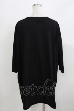画像3: HELL CAT PUNKS / HORROR NIGHT七分袖ビッグTシャツ F 黒 H-26-03-22-063-PU-TO-KB-ZH